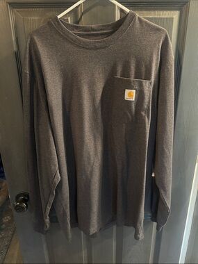 Carhartt Men's Crewneck Sweatshirt - Charcoal Gray
